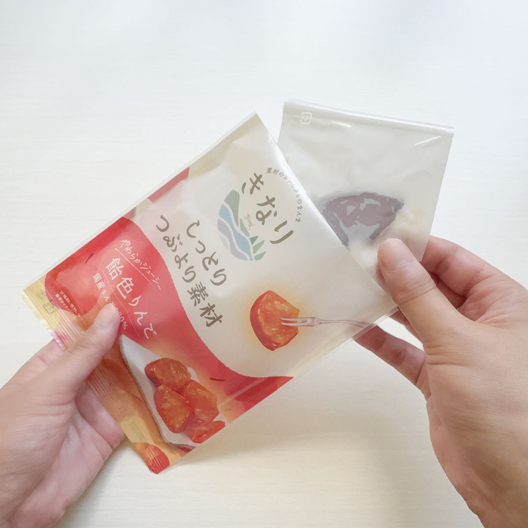 きなり しっとりつぶより素材 飴色りんご