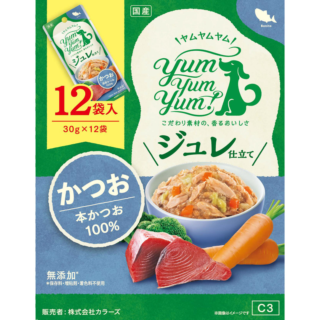 Yum Yum Yum! ヤムヤムヤム ジュレ仕立て かつお(30g×12袋)