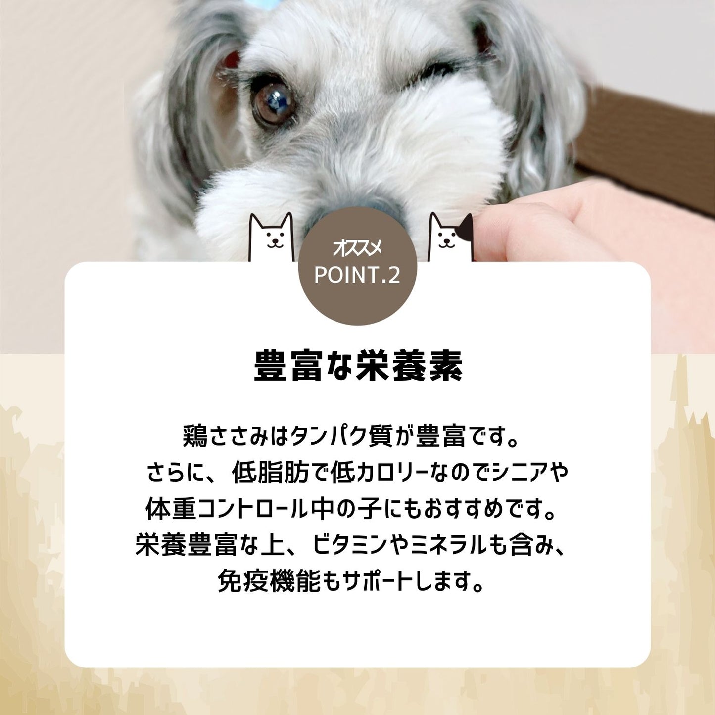 粗びきささみ 40g|国産無添加の高たんぱく犬用おやつ