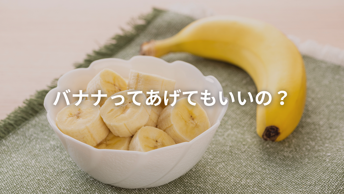 愛犬が喜ぶ！無添加バナナおやつの選び方＆簡単レシピ