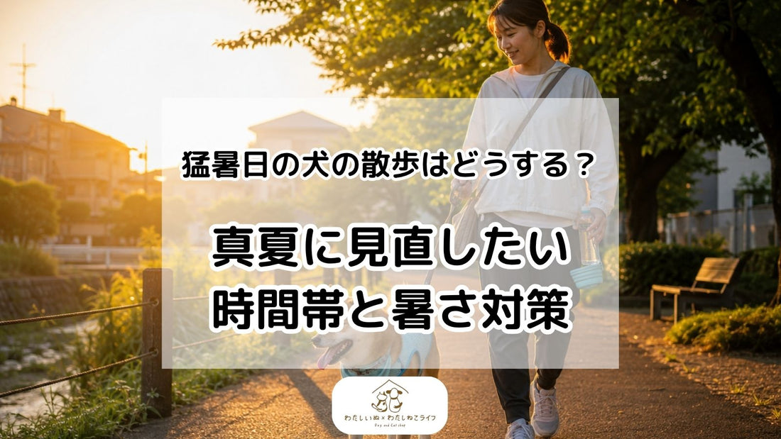 猛暑日の犬の散歩はどうする？真夏に見直したい時間帯と暑さ対策