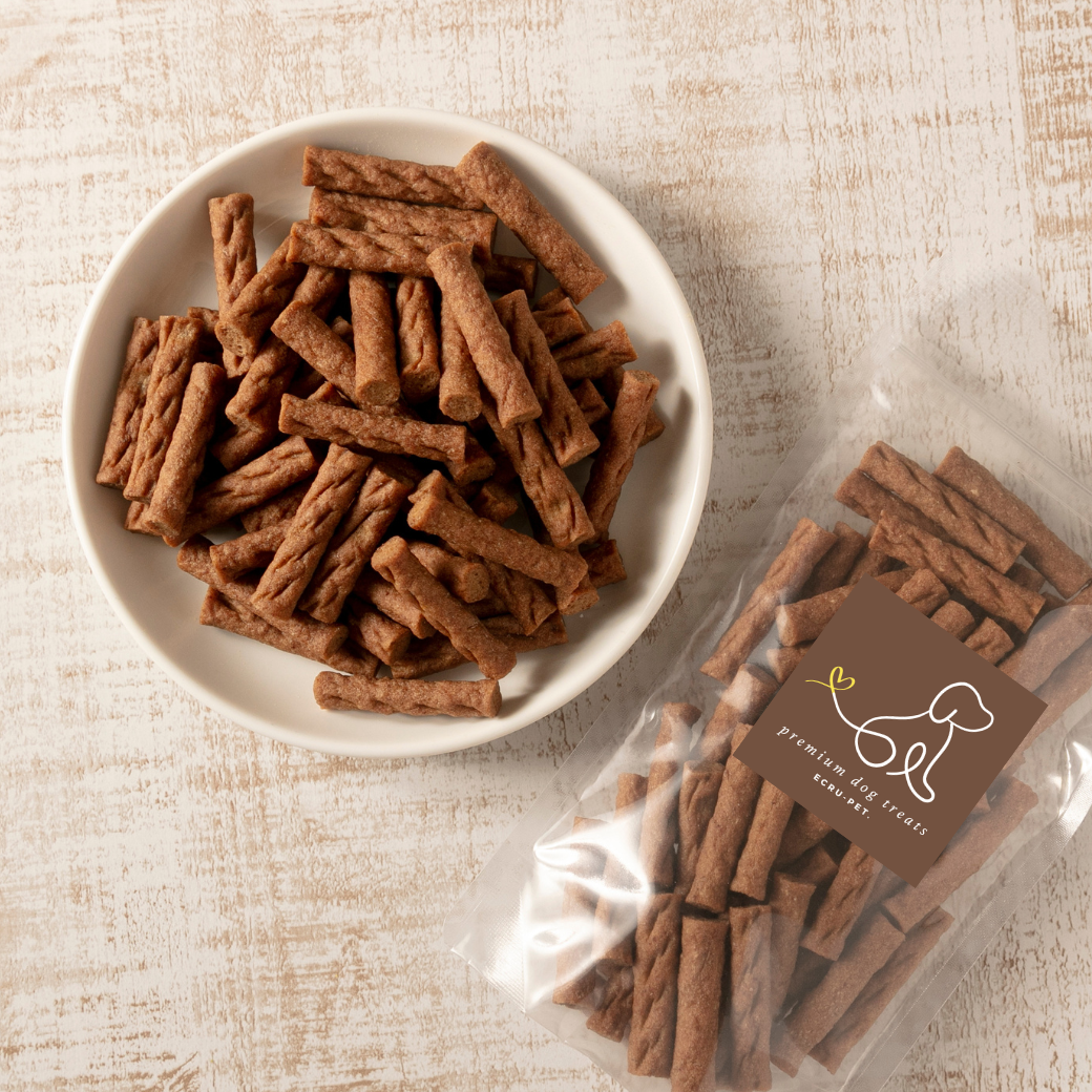エゾ鹿肉ジャーキー(薄め)100ｇ×10・小粒500ｇ×1　無添加犬猫用おやつ エゾ鹿ジャーキー 100g | 北海道産・無添加の犬用おやつ – わたしいぬ