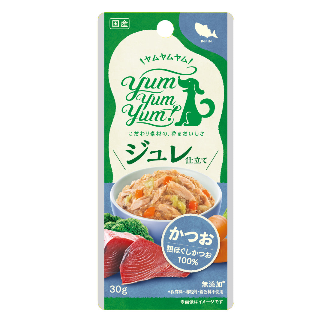 Yum Yum Yum！  ヤムヤムヤム ジュレ仕立て かつお（30g×12袋）